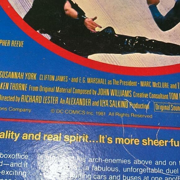 RCA Superman The Movie Part 1 of 2 Disc CED Selectavision Video Disc wall Art - Picture 3 of 4